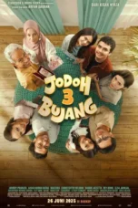 Poster film Jodoh 3 Bujang 2025, Jourdy Pranata dan Aisha Nurra Datau di Jodoh 3 Bujang, adegan pernikahan adat Makassar dalam Jodoh 3 Bujang